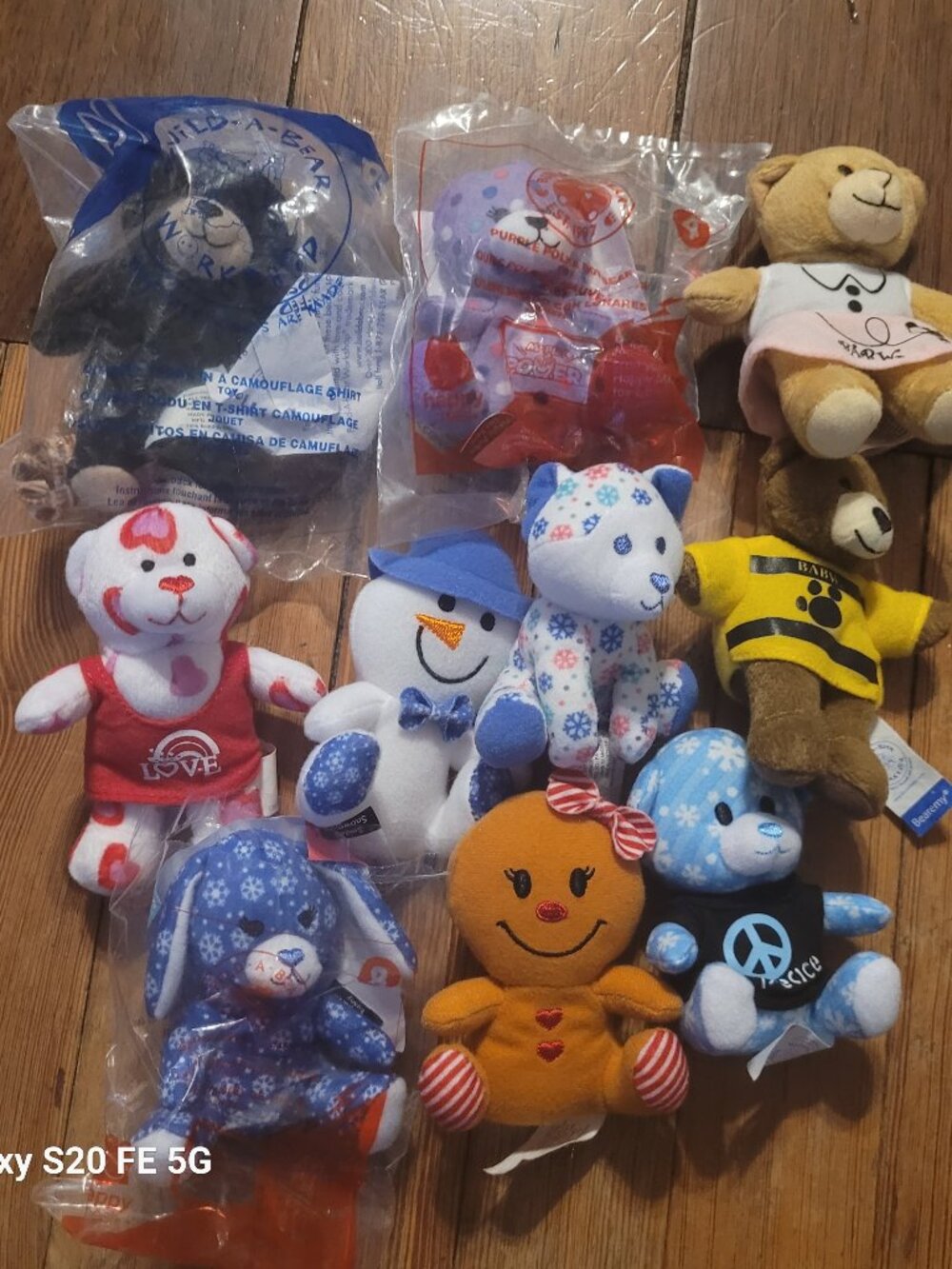 Set of 10 Build-Bear toys for McDonald's  Set 6